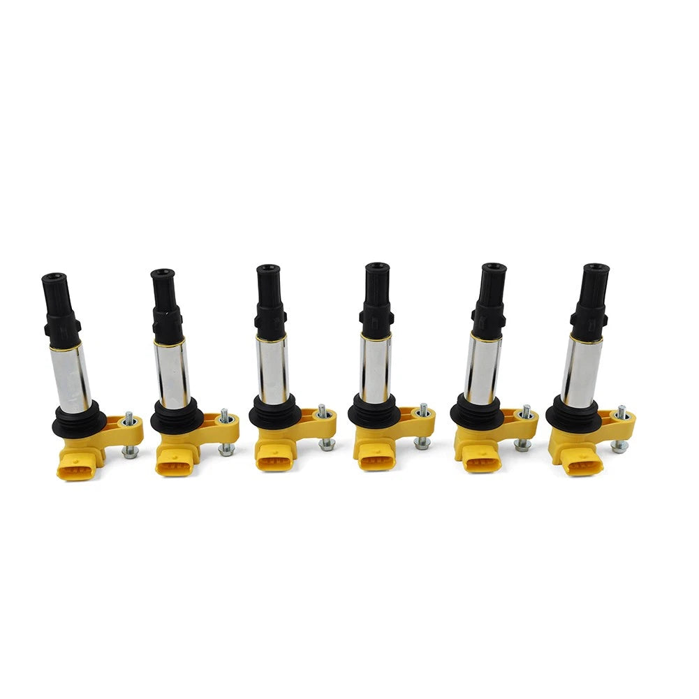 D510A 6PCS Ignition Coil Pack For Cadillac SRX CTS STS For GMC Acadia Fit Buick