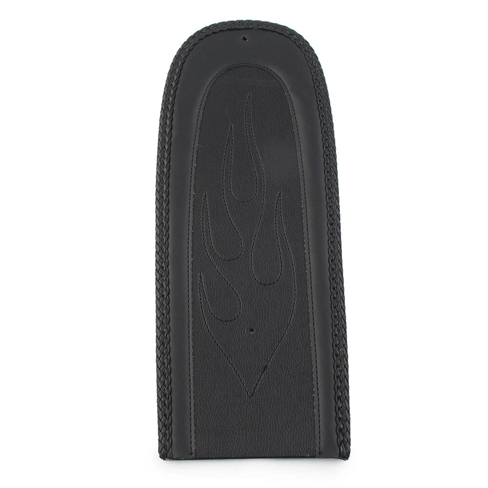Rear Flame Fender Bib Skin Solo Seat For Harley Dyna Street Bob 2006-2017 Black