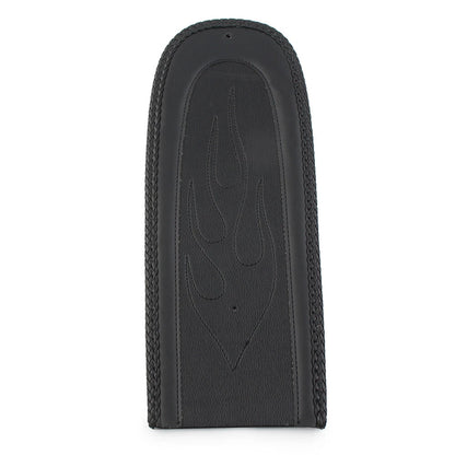 Rear Flame Fender Bib Skin Solo Seat For Harley Dyna Street Bob 2006-2017 Black