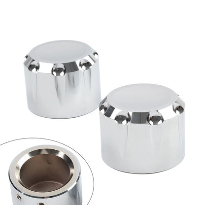 Front Axle Cap Nut Cover For Harley Sportster Touring Softail Dyna VRSC Fat Bob