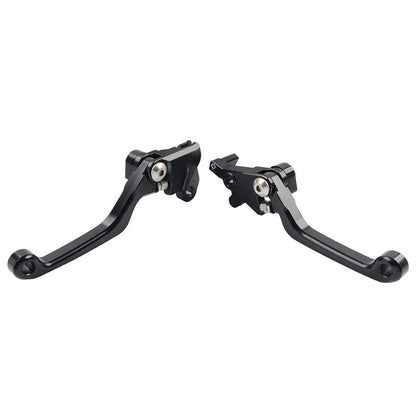 1 Pair Black Clutch Brake Levers CNC Pivot For Honda CRF150F CRF230F 2003-2017