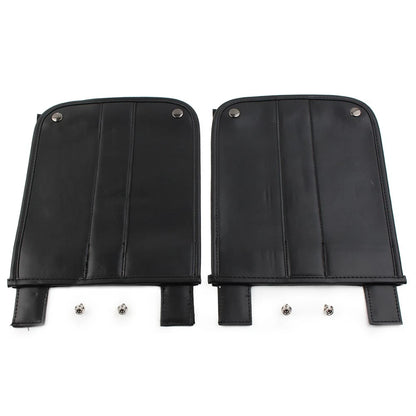 Motorcycle PU Leather Universal Trike Rear Fender Bra For Harley Roadsmith Black