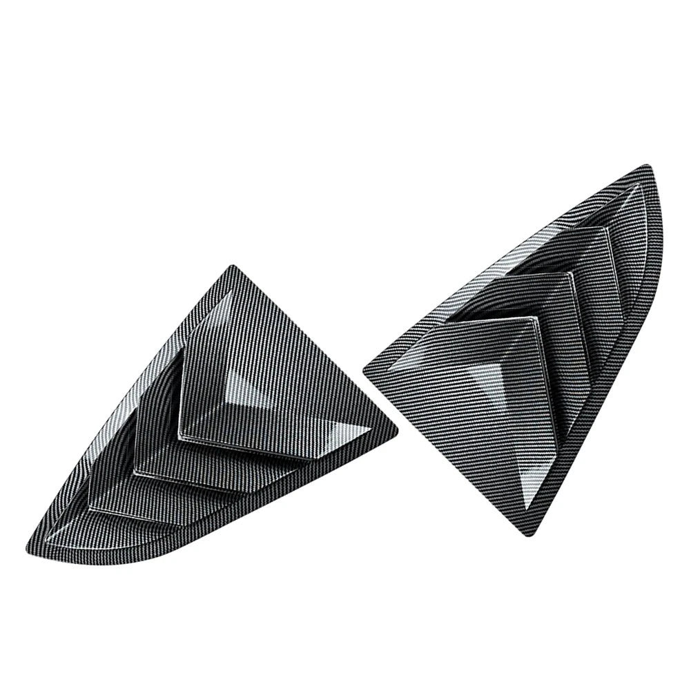 Carbon ABS Rear Shutter Window Louver Cover For Toyota GR86 For Subaru BRZ 22-24