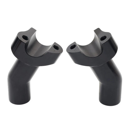 3 1/2" Pullback Handlebar Risers Fit Harley 1" Bar Dyna Softail Road King Black