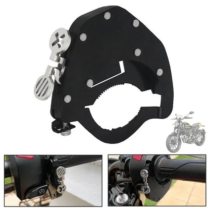Universal Motorcycle Cruise Control Throttle Lock Assist Top Assist Kits