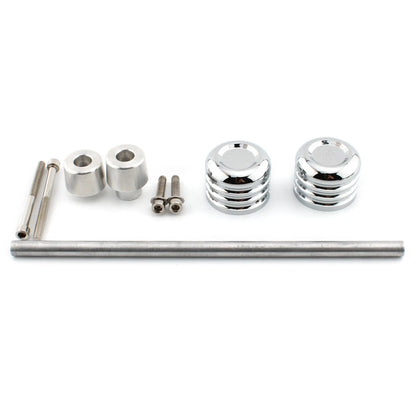 Fit Harley Davidson FXFB FXFBS FXDRS Front Axle Nut Cover Cap Installation Kit