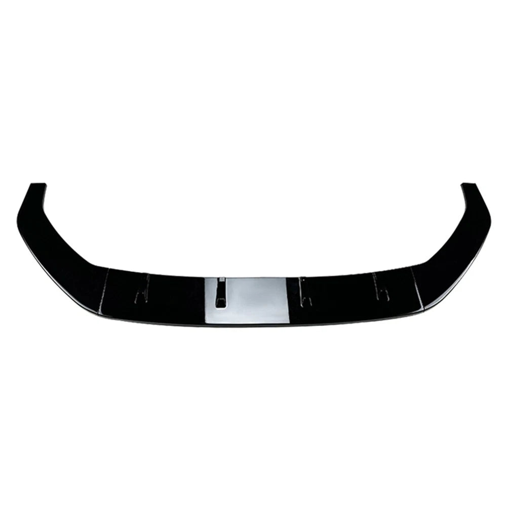 Front Bumper Spoiler Splitter Lip For VW Golf MK7.5 R Rline 2017-19 Black