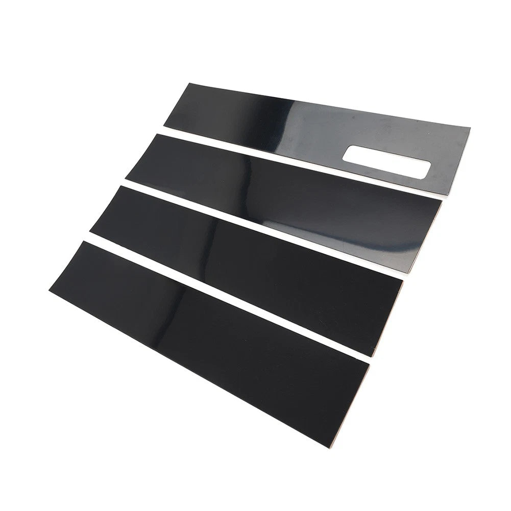 Pillar Posts Door Window Cover Trim Kit For Ford F150 F-150 2015-22 Gloss Black