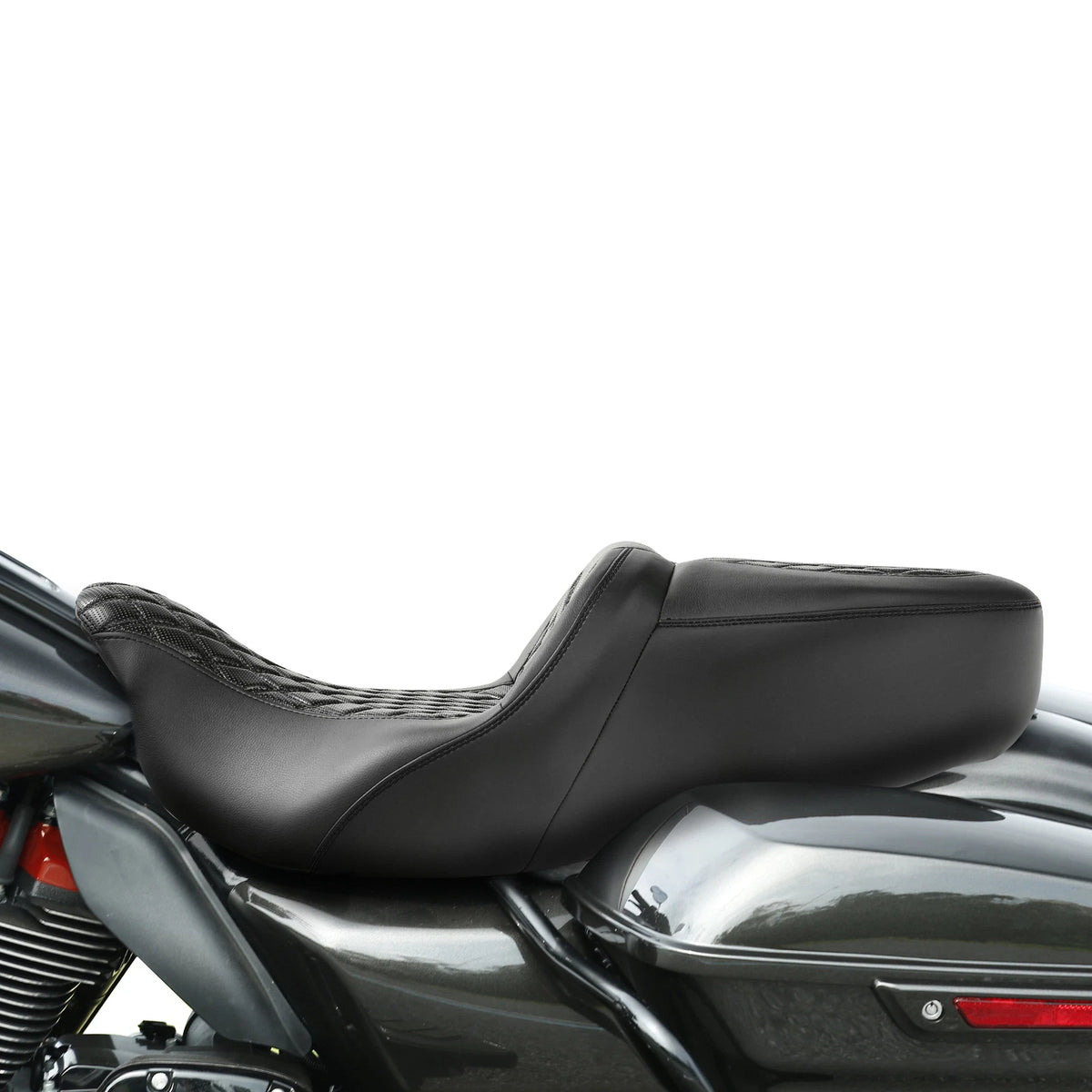 Black Driver Passenger Seat Fit For Harley Touring Electra Street Glide 09-23 US