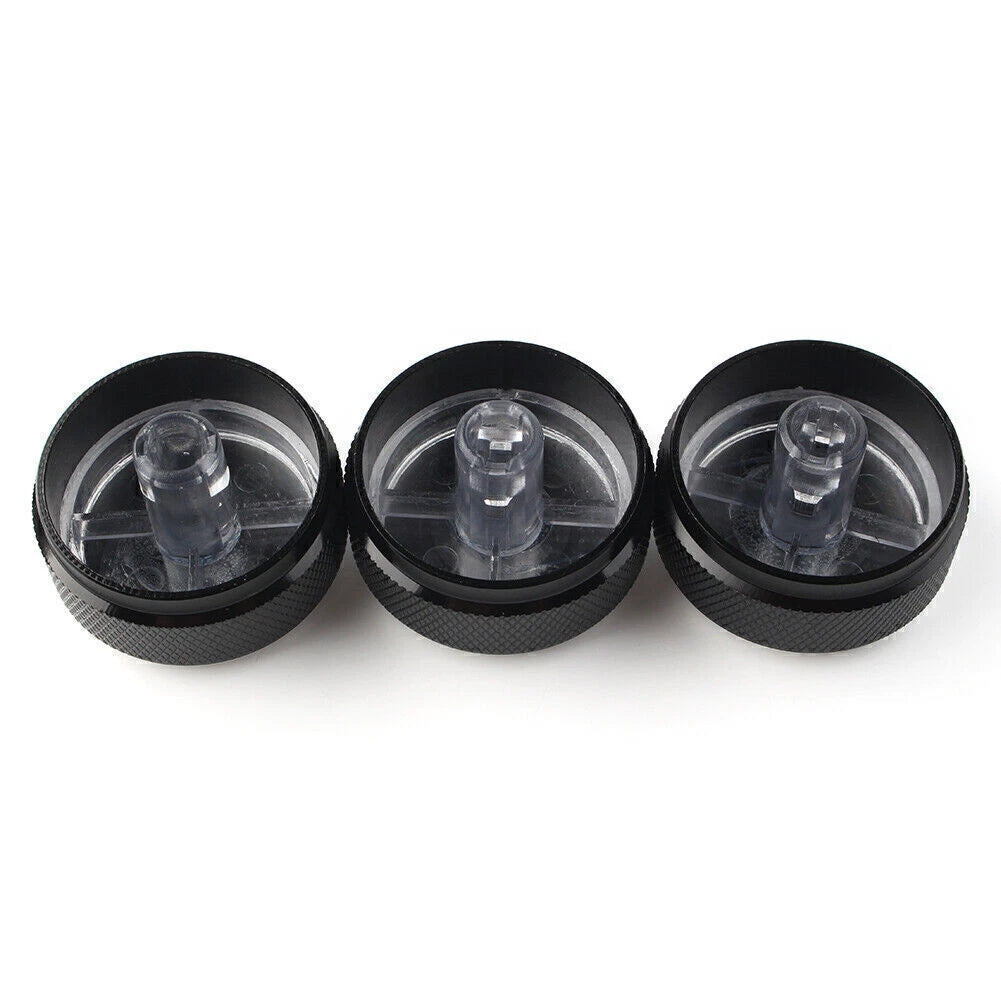 3Pcs Air Condition A/C Panel Control Switch Knob Cover For MAZDA 3 M3 2004-09