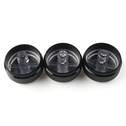 3Pcs Air Condition A/C Panel Control Switch Knob Cover For MAZDA 3 M3 2004-09