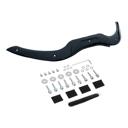 Windshield Windscreen Trim Fit For Harley Touring Road Glide FLTR  04-13 Black