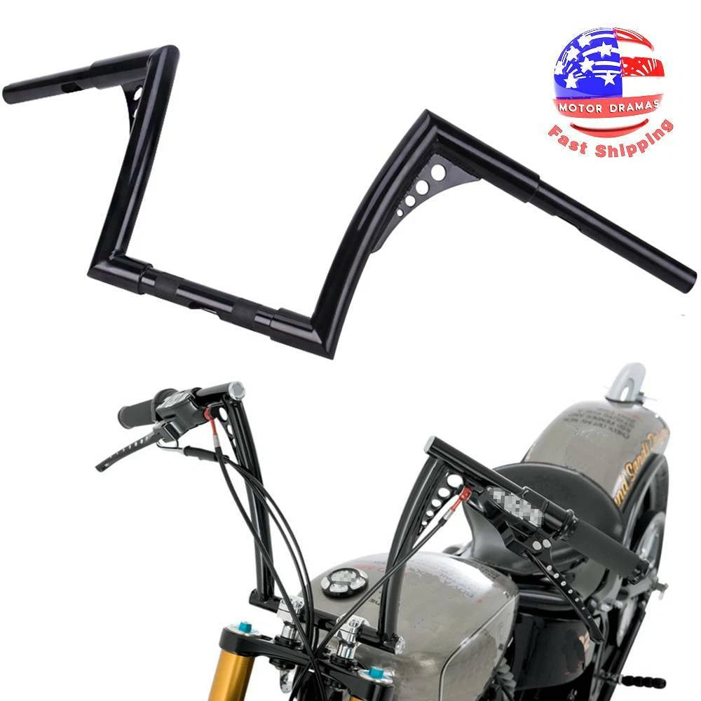 1-1/4" Fat 10" Rise Ape Hangers Handlebar For Harley Sportster XL 1200 883