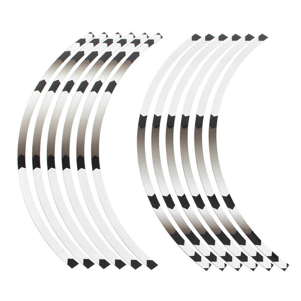 For HONDA MSX 125 Grom MSX125 SF 12-22 RIM WHEEL STRIPES DECALS TAPE STICKERS Wh