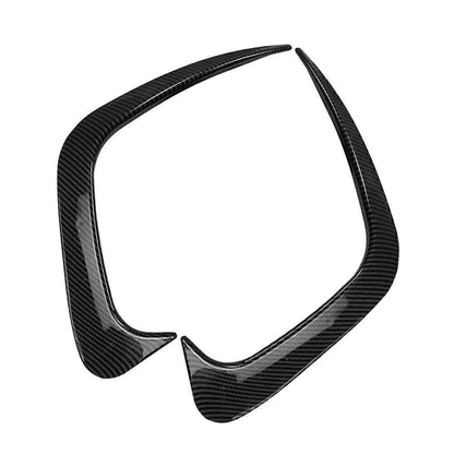 Rear Fog Light Eyebrow Carbon Fiber Cover Trim For BMW 3 Series G20 2019-20 Car