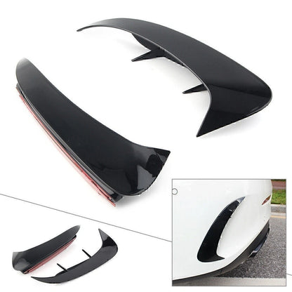 ABS Rear Bumper Fins Trim Canards Splitter For Benz A Class W177 Sport 2019+ Blk