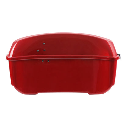 King Trunk Luggage Fit For Harley Touring Road King Glide Wicked Red 14-25 24 23