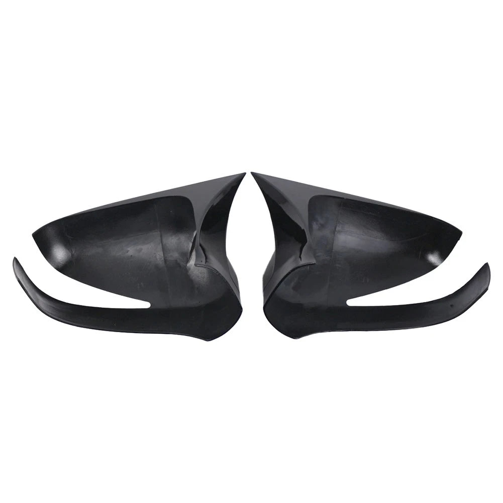 Gloss Black Side Rear View Mirror Cover Cap For Honda Civic 8th 4-Door 2006-2011