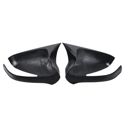 Gloss Black Side Rear View Mirror Cover Cap For Honda Civic 8th 4-Door 2006-2011