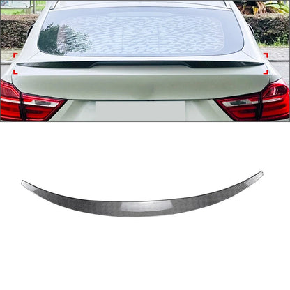 Carbon Fiber Look Tail Wing Rear Trunk Spoiler Lip For BMW X4 F26 2014-2018