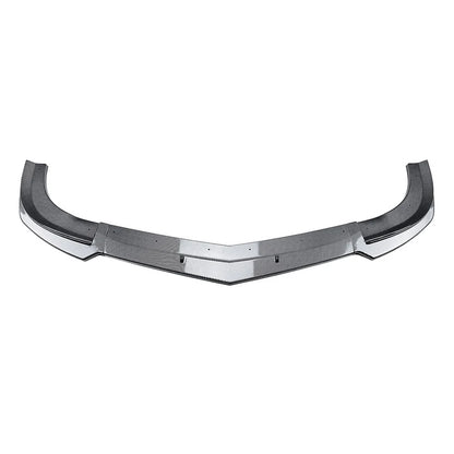 Carbon Look Front Bumper Spoiler Lip For Benz C Class W204 C63 Sedan 11-14