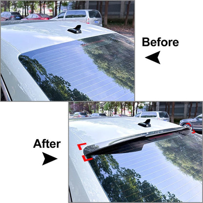 Carbon Fiber Rear Window Roof Spoiler Wing Lip For Audi A3 S3 RS3 8Y Sedan 21-25