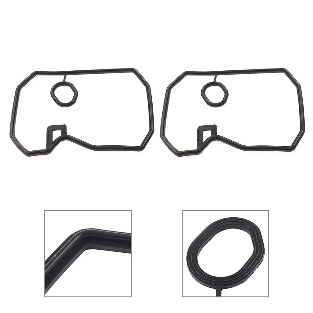 2x Cylinder Head Cover Gaskets Rubber For Honda VT500C Shadow VT600 VT750C