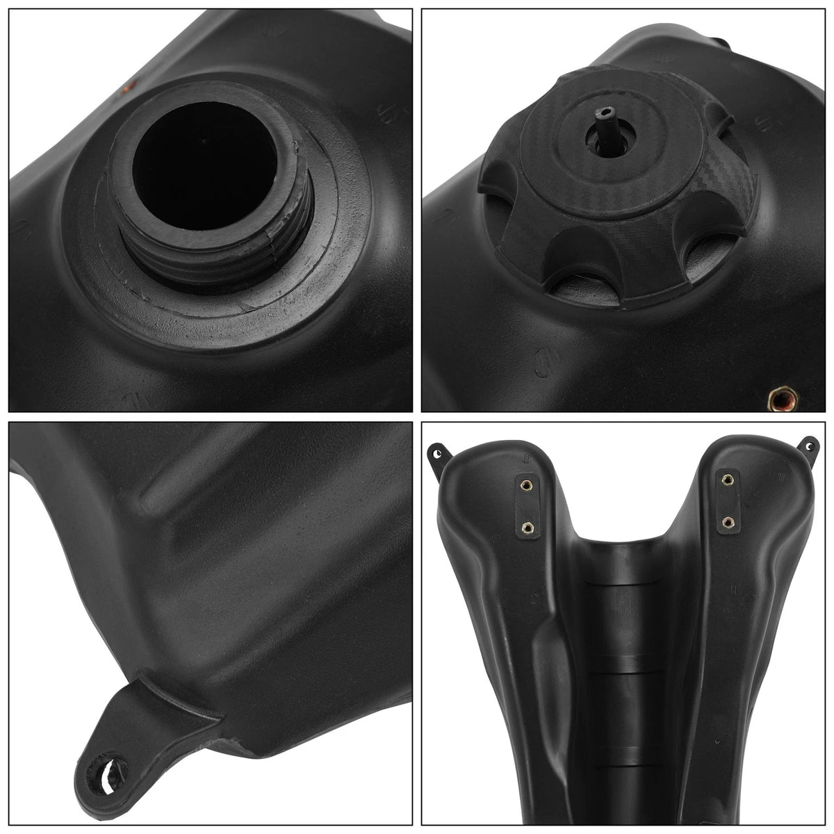 Black Fuel Gas Tank With Petcock & Cap Fit For Honda CRF230F 2015-2019 2016 2017