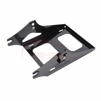 Two Up Tour Pack Mount Luggage Rack W/ Docking Hardware Kit For Harley Touring