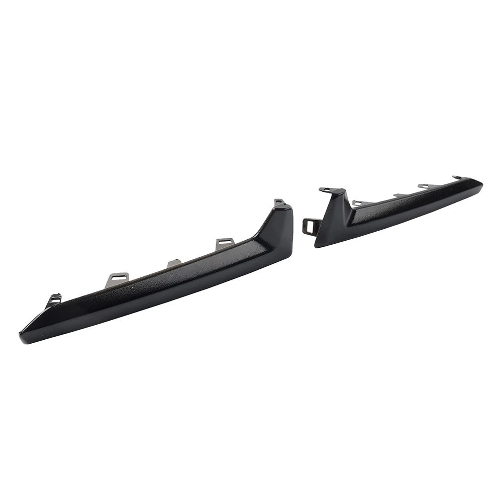 1 Pair Trim Fog Light Molding Trim Glossy Black For Subaru Forester 2017-2018