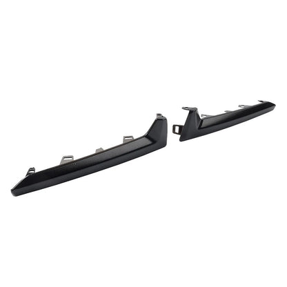 1 Pair Trim Fog Light Molding Trim Glossy Black For Subaru Forester 2017-2018