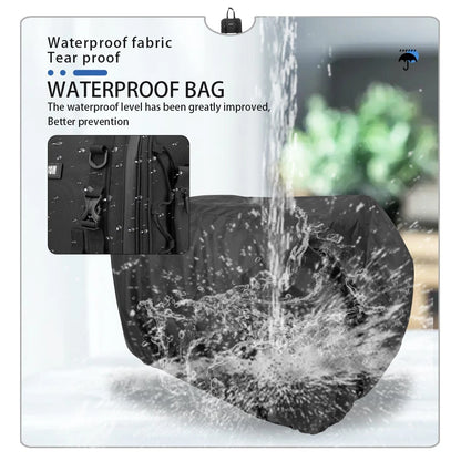Waterproof 35L-50L Motorcycle Tail Bag Moto Rear Seat Travel Luggage Helmet Bag