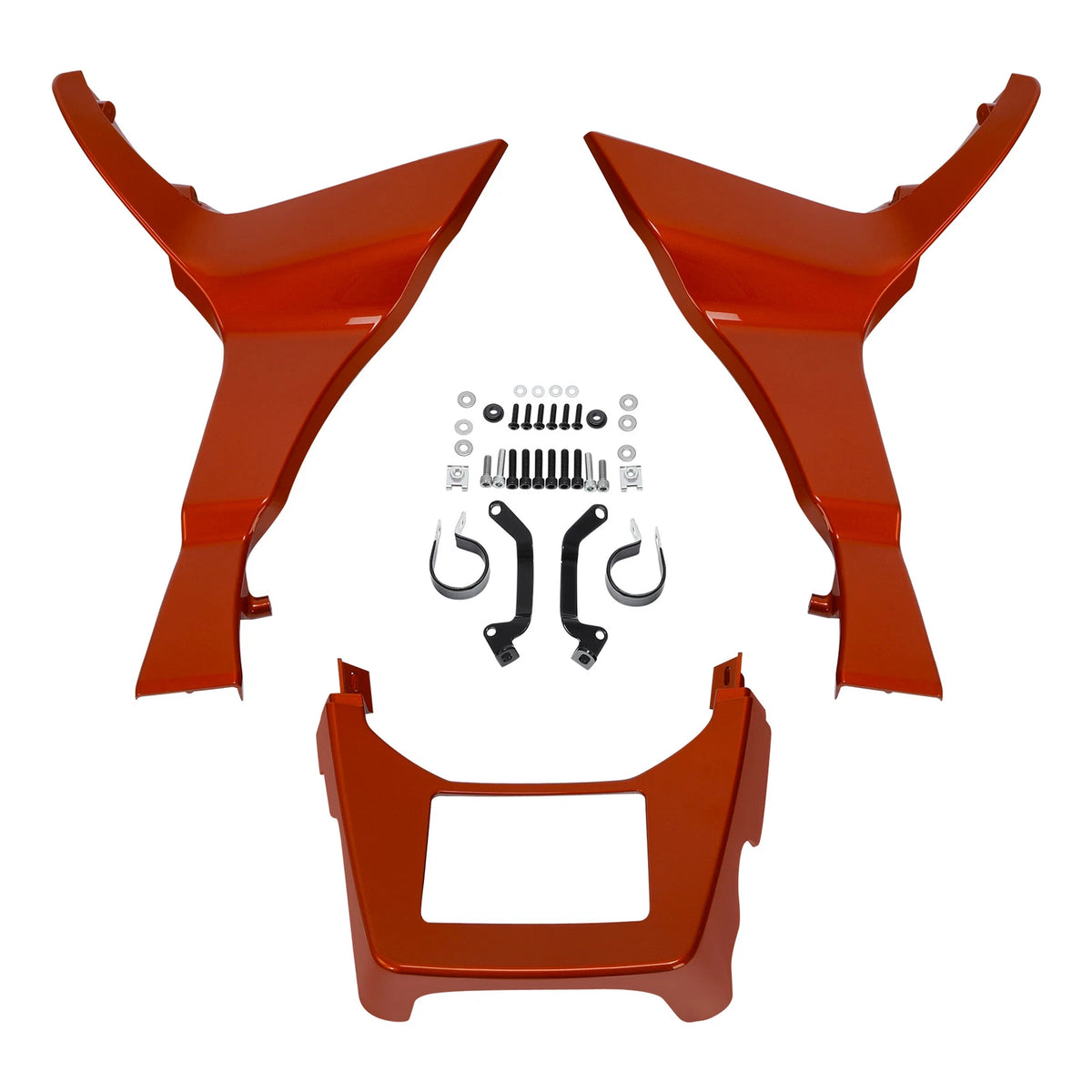 Side Fairing Spoilers Cover Fit For Harley Road Glide FLTR 17-Up Scorched Orange