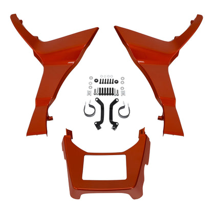 Side Fairing Spoilers Cover Fit For Harley Road Glide FLTR 17-Up Scorched Orange