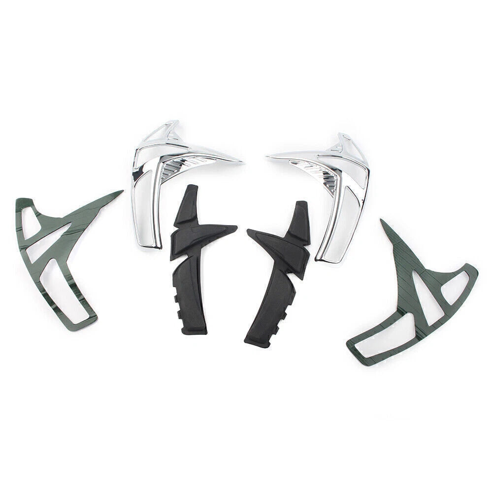 Goldwing Fairing Sddlebag Front Scuff Protectors for Honda GL1800 01-11 Chrome
