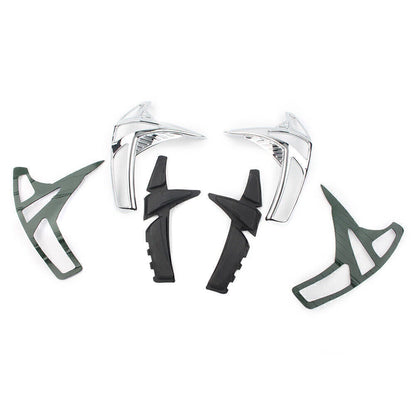 Goldwing Fairing Sddlebag Front Scuff Protectors for Honda GL1800 01-11 Chrome