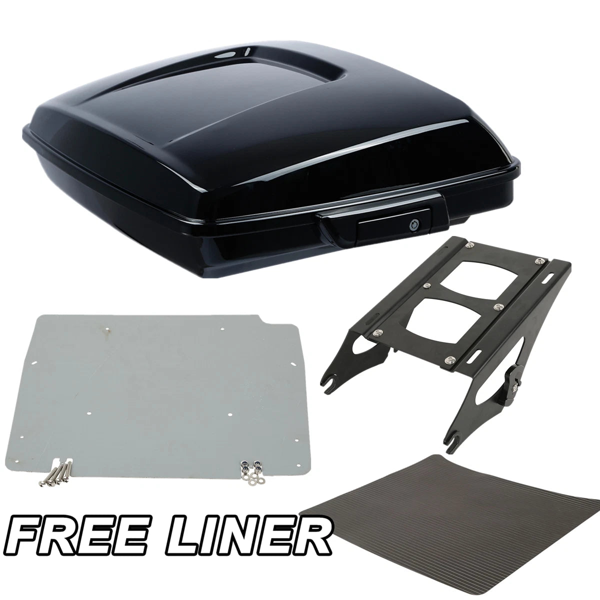 Razor Trunk Mount Rack & Base Plate Fit For Harley Street Road Glide King 14-26