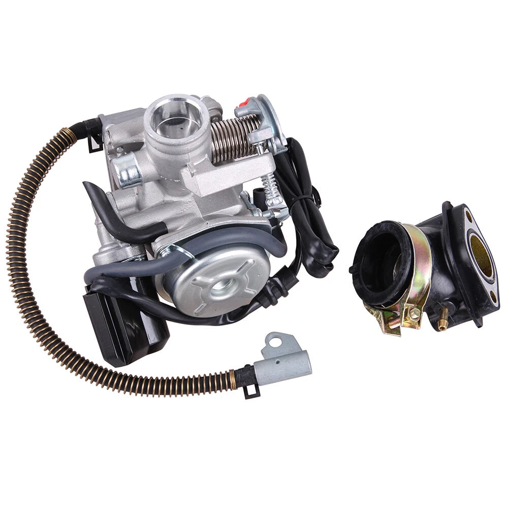 PD24J Carburetor for 4- Stroke GY6 125cc 150cc 152QMI 157QMJ Engine 24mm ATV
