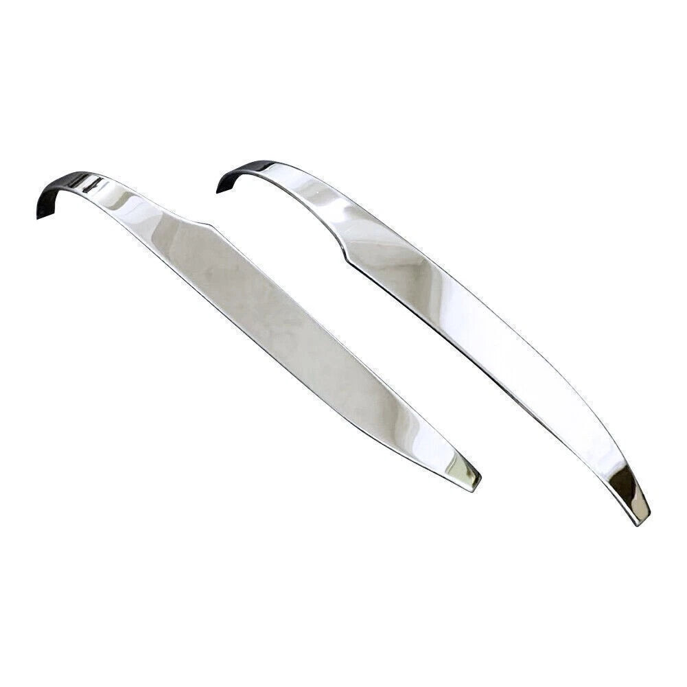 2x Chrome Stainless Steel Side Mirror Trim Below For Toyota Voxy R80 2018-2020