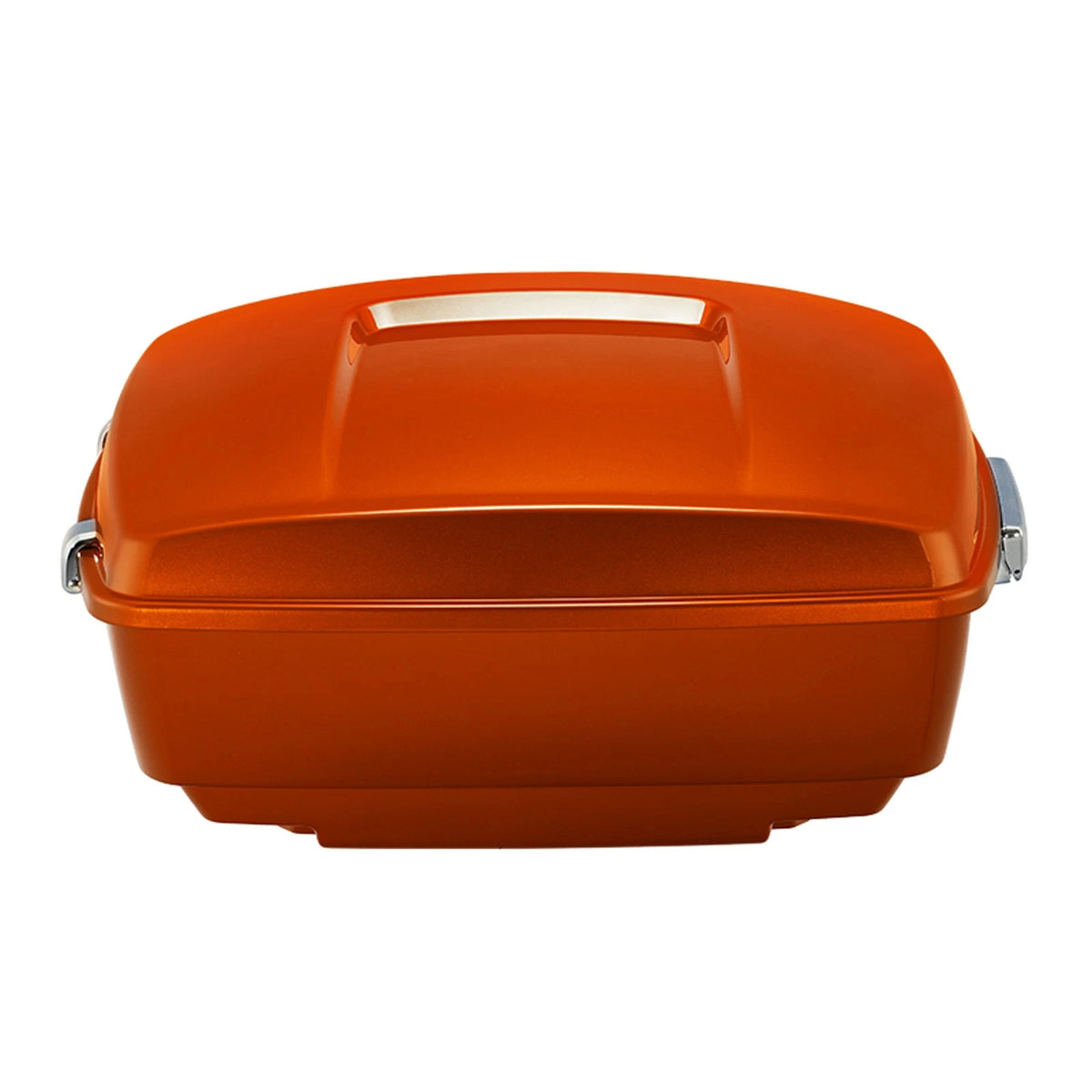King Trunk Fit For Harley Street Road Glide 14-26 Scorched Orange / Black Denim