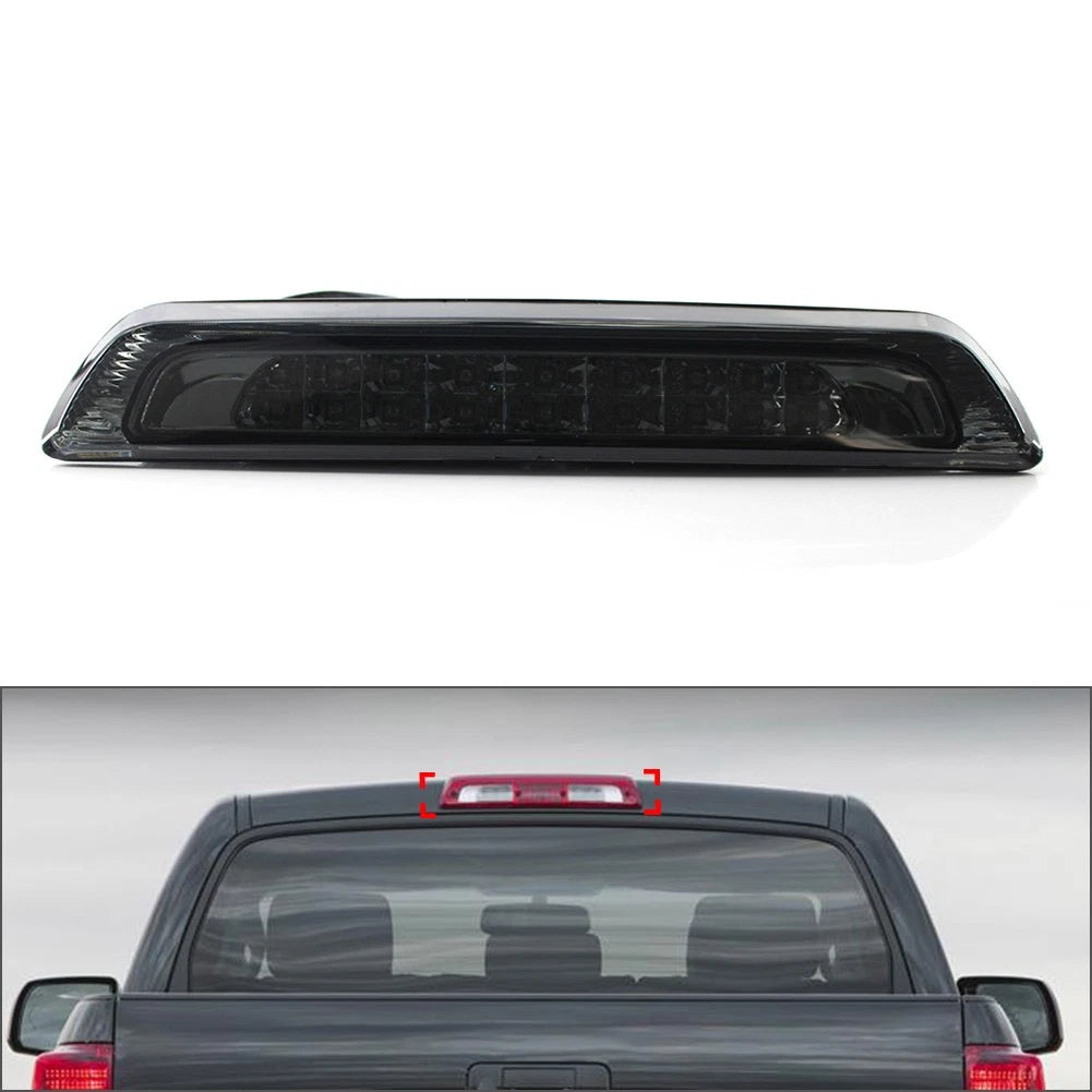 Black 3rd Third Brake Light Stop Tail Cargo Lamp For Toyota Tundra 2007-2021
