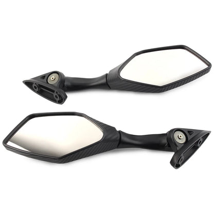 2PCS Foldable Side Rearview Mirrors For Yamaha YZF R3 R25 2015 - 2024 Black