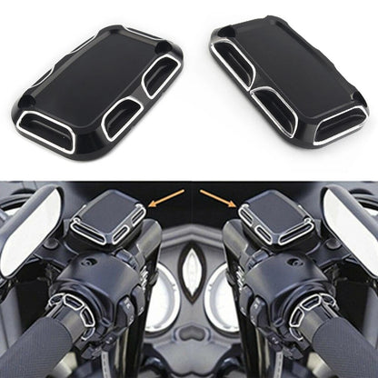 Shallow Cut Brake Master Cylinder Cover For Harley Touring Street Glide 14-16