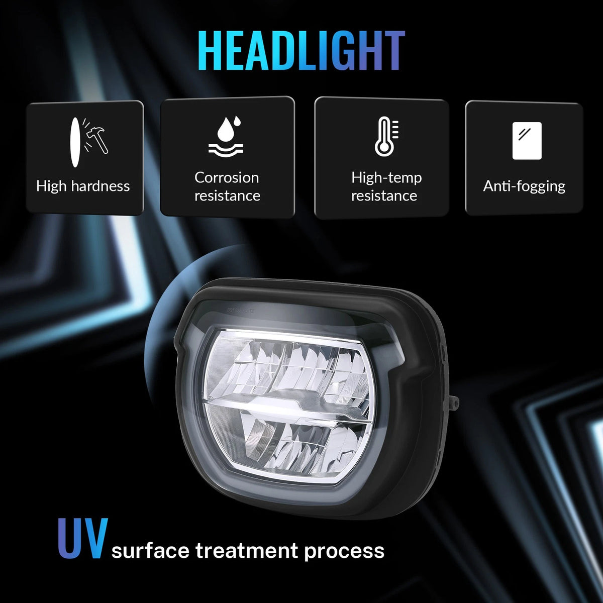 Front LED Headlight Headlamp For Harley CVO Street Glide FLHXSE 23-26 FLHX 24-26