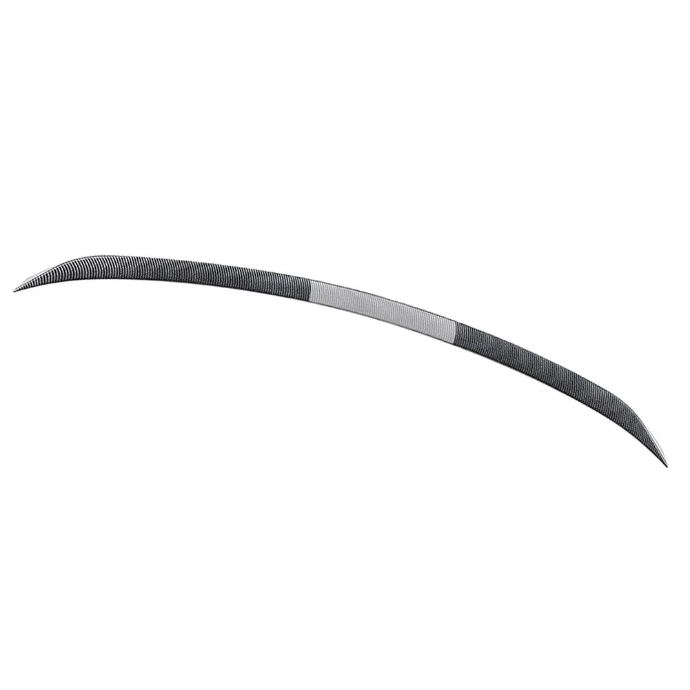 Carbon Look Rear Boot Trunk Spoiler Lip Middle Wing For BMW X5 G05 2019-2024