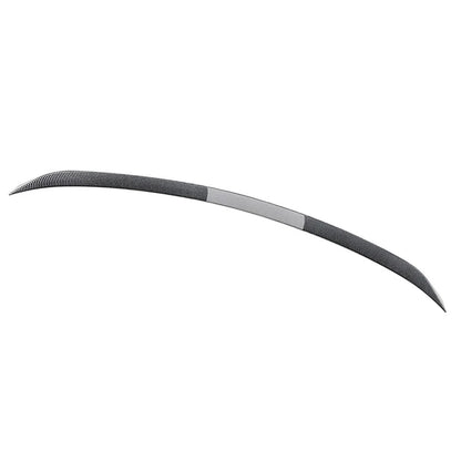 Carbon Look Rear Boot Trunk Spoiler Lip Middle Wing For BMW X5 G05 2019-2024