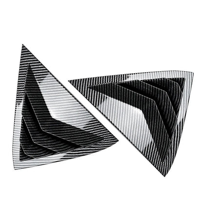 Carbon Look Rear Louver Shutter Cover For Ford Fiesta MK7 MK7.5 Hatchback 08-17