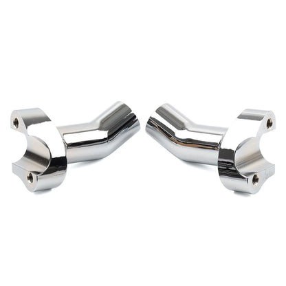 3 1/2" Pullback Handlebar Risers Fit Harley 1" Bar Dyna Softail Road King Chrome