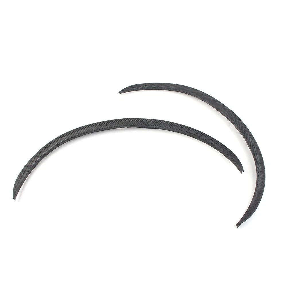 Carbon Fiber Car Wheel Eyebrow Arches Lips Fender Flares Protector Trim Cover