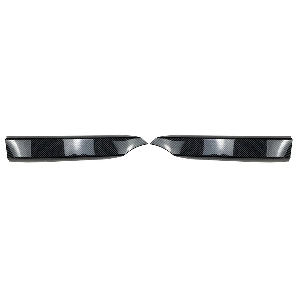 Front Bumper Side Spoiler Lip Carbon Fiber For BMW 1 Series E82 E88 M-Tech 08-13
